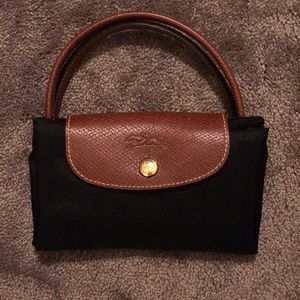 Small longchamp bag black